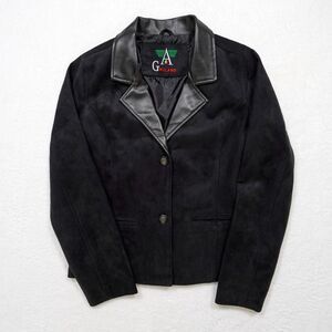 GA Milano Suede Leather Jacket Made in Italy - Women’s Small